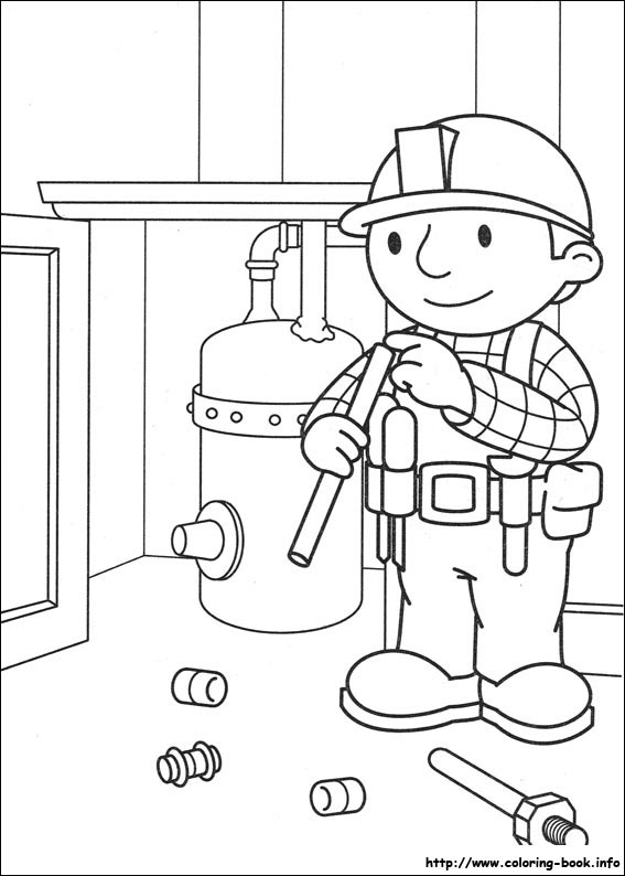 Bob the Builder coloring picture